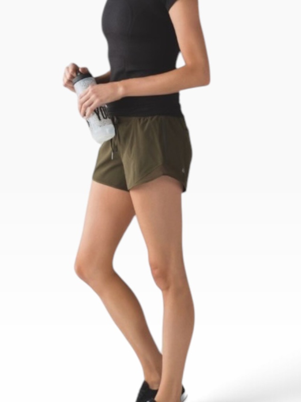 Lululemon Hotty Hot Short 2.5” inseam Military Green Sz 10